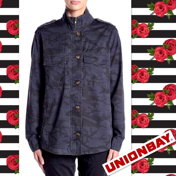 Supplies By Unionbay Carlyle Camo Jacket in Grey - Picture 4 of 5